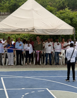 Inauguran primera etapa de complejo deportivo comunitario en San Francisco